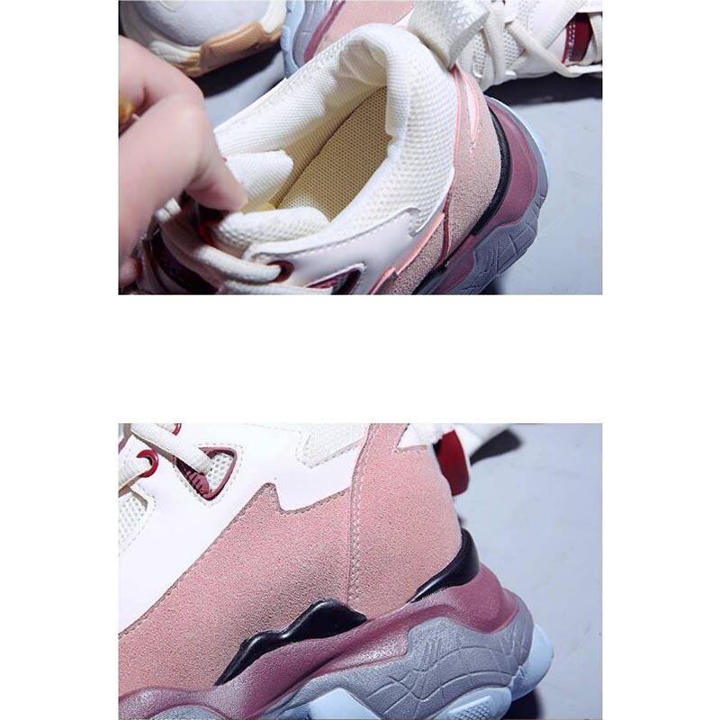 Women Snekaers Fashion Platform Sneakers Dad Shoes Women Trainers Lightweight Wedges Shoes