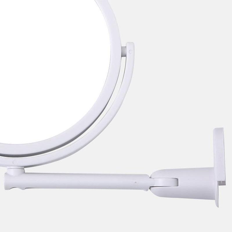 Wall-mounted Makeup Mirror Bathroom Bedroom Free Punch Suction Cup Round Beauty Mirror 360 Rotation