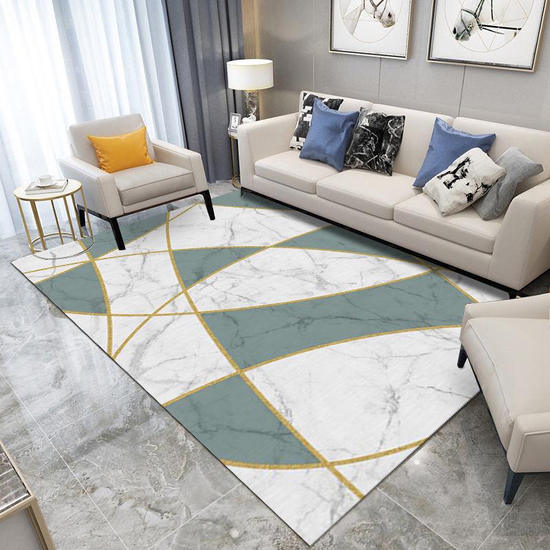Nordic Minimalist Ins Style Geometric Living Room Sofa Coffee Table Bedroom Household Carpet Tatami Doormat Bedside Blanket
