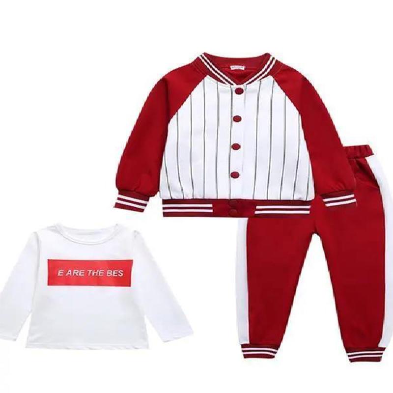 Kindergarten Uniforms Spring and Autumn  Two or Three Sets of Children's Baseball Uniforms Class Uniforms Spring Elementary School Uniforms