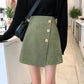 Corduroy Skirt Autumn and Winter Korean Version of The High-waist A-line Skirt Was Thin Buttocks Skirt Irregular Short Skirt Women