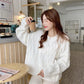 Autum  Winter Sweater Women Loose Outer Wear Twist All-match Pullover Sweater Casual Style Top