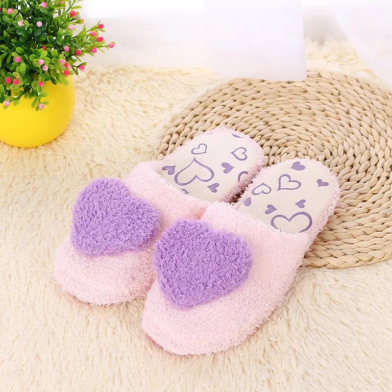 Women's Home Shoes Cartoon Shoes Indoor Autumn and Winter Cotton Shoes Women's Soft Bottom Non-slip Cotton Slippers