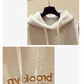 Women's Suit Plus Velvet Thickened Autumn and Winter Woolen Pants Loose Two-piece Lamb Wool Hoodie Two-piece Warm and Loose Two-piece Suit