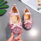 Girls' Leather Shoes Spring Summer Non-slip Soft-soled Children's Single Shoes Baby Peas Shoes Crystal Girl Princess Shoes