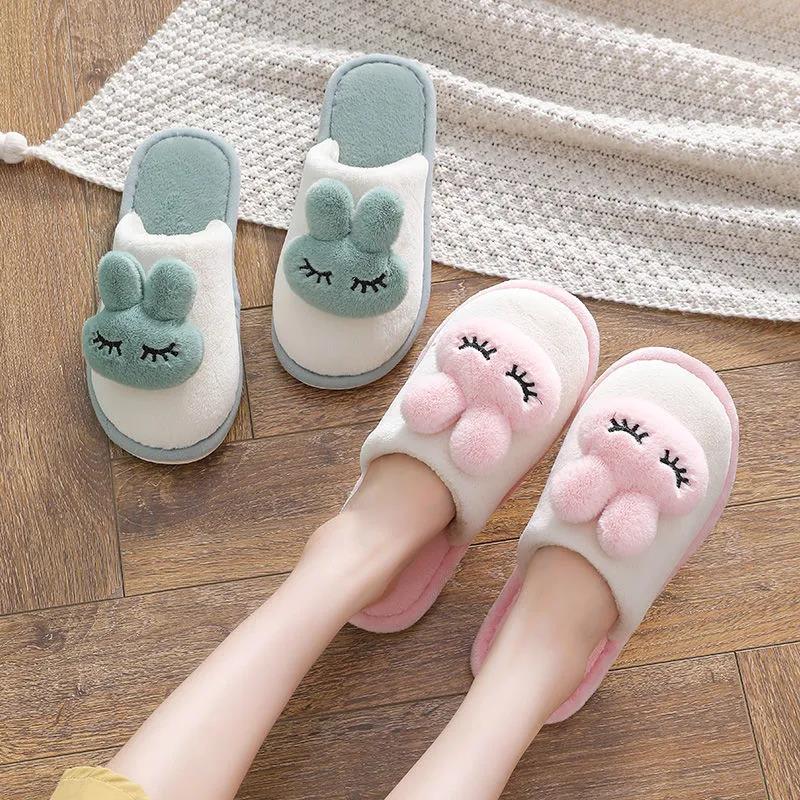Indoor Casual Cotton Slippers Men's and Women's Slippers Keep Warm and Comfortable In Autumn and Winter