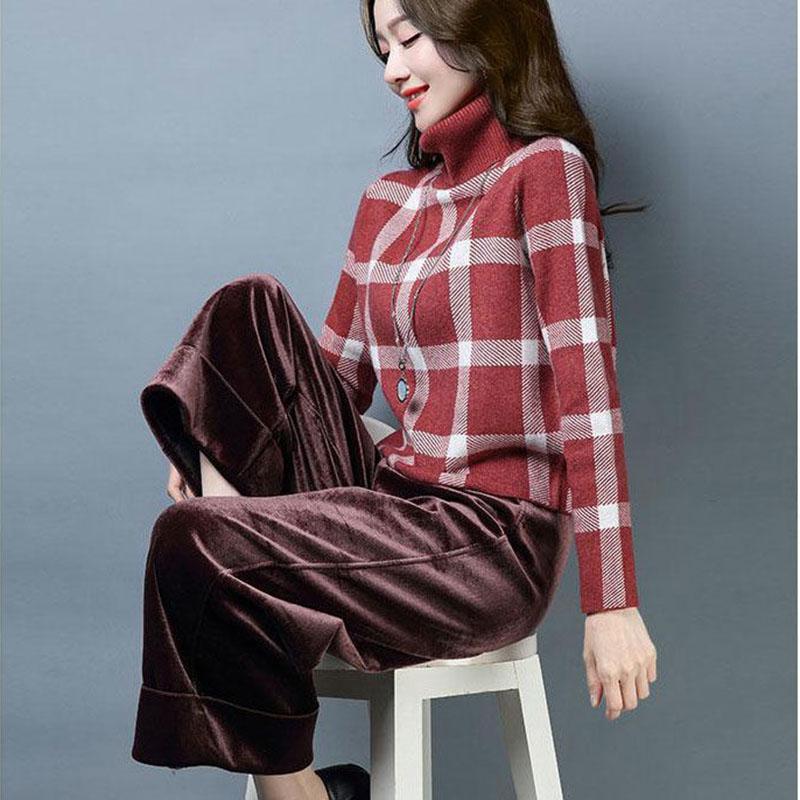 Autumn Winter Thick Sweater Women Knitted  Pullover Sweater Long Sleeve Turtleneck  Jumper Soft Warm Pull Femme