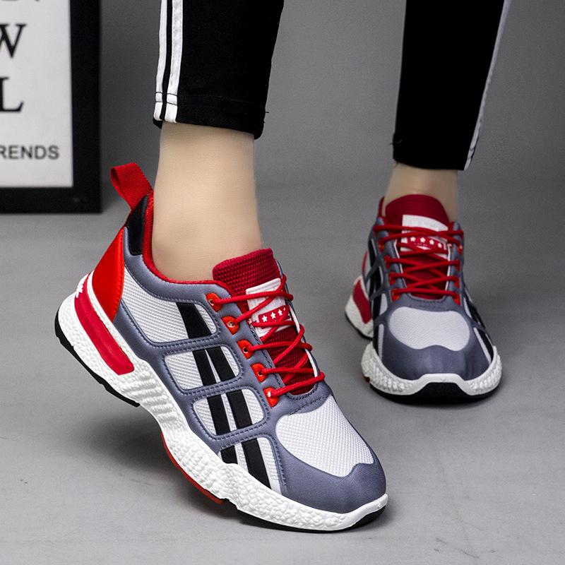 Men and Women with The Same Style of Contrast Casual Shoes Trendy Wild Old Shoes Spring New Breathable Sports Shoes Fashion Lovers Shoes