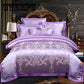 Luxury European Bedding Sets Embroidery Egyptian Bedlinens Duvet Cover Bedsheet Pillow