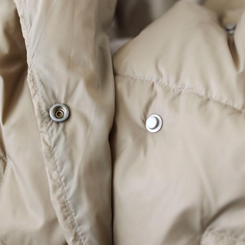 2021 New Winter Women Down Coat Ultralight Collarless Duck Down Jacket Portable Female Padded Parkas Stand Collar Puffer Overcoat
