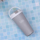 500ml Insulated Coffee&Tea Mug Portable Vacuum Cup 18/8 Stainless Steel Thermos Straw Water Bottle