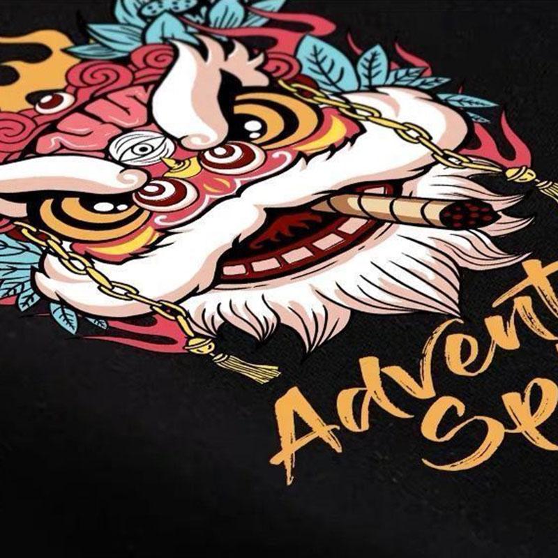 Sweater Men's Autumn and Winter Models 2021 New Ins National Tide Trend All-match Hooded Fashion Plus Velvet Men's Jacket Tide