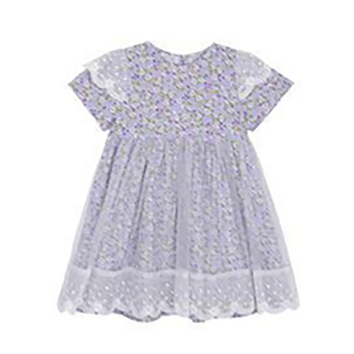 Summer Girls Tutu Dress Baby Dress Kids Dress Children Vestidos Toddler Dress See Through Mesh Patch 2 To 7 Yrs
