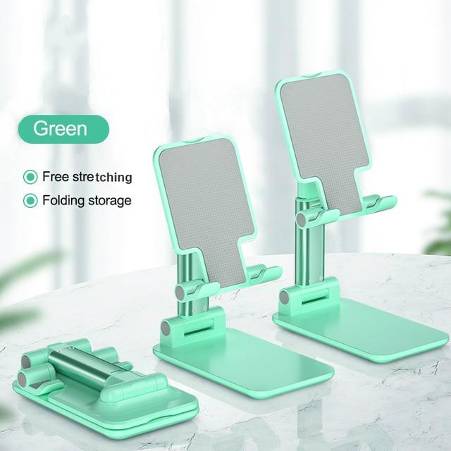 Universal Foldable Phone Stand Support Desk Mobile Phone for IPhone IPad Adjustable Metal Desktop Tablet Holder