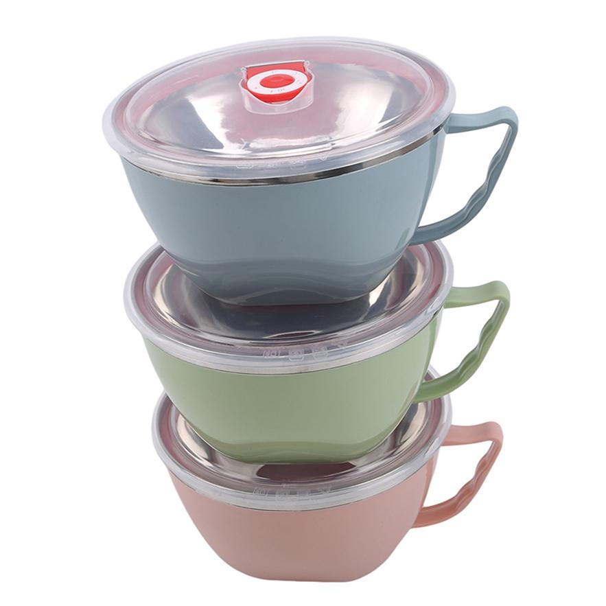 Kitchen Tools Food Container Instant Noodle Bowl With Handle Multi Fresh Soup Bowl