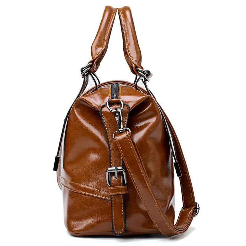 Cowhide Bag Soft Leather Handbag Fashion All-match Large-capacity One-shoulder Messenger Bag