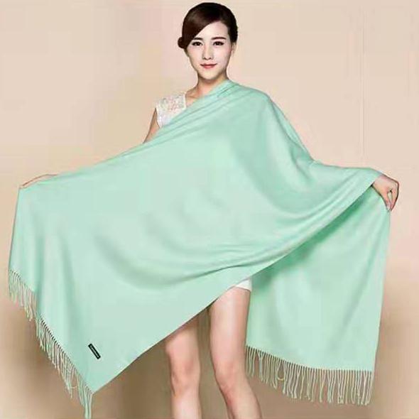 Scarf Women Wraps Solid Lady Long Cashmere Head Scarves
