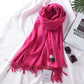 Scarves Ladies Cashmere Scarf Warm Shawl Wool Scarf Women Autumn Winter Scarves Wraps