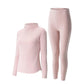 Women Long Sleeve Thermal Underwear Women Winter Thicken Tight Suit Sexy Pajamas Autumn Spring Windproof Soft Lining Comfortable Breathable Versatile