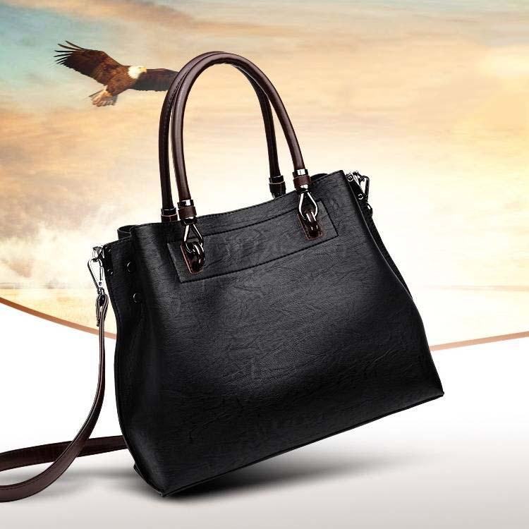 Kangaroo Soft Leather Handbags Winter Mother Handbag Large Capacity Multi-layer Fashion Shoulder Bag