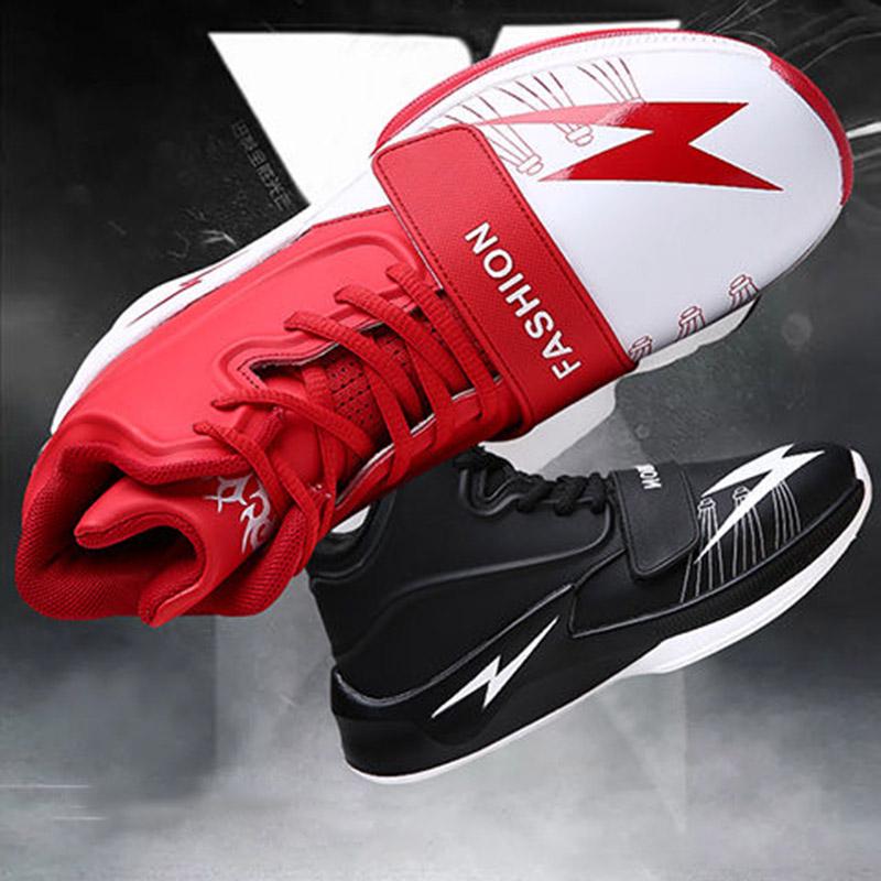 Men Non-slip Shockproof Basketball Shoes Sneakers Breathable Running Shoes Outdoor Tactical Boots