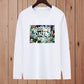 Men's Slim Clothing Spring and Autumn Long Sleeve T-Shirt Men's Round Collar Cotton Knit T-Shirt