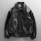 European American Street Trend Loose Men's Motorcycle Suit Couple Plus Size Leather Jacket