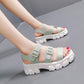 Sandals Women's Summer Fashion Outer Wear Students All-match Thick-soled Heightening Sports Flat-soled Beach Shoes Women