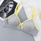 Sweet Style Ladies Underwear Thin Section Comfortable Breathable Skin-Friendly No Steel Rings Gathering Stereotypes Versatile Bra