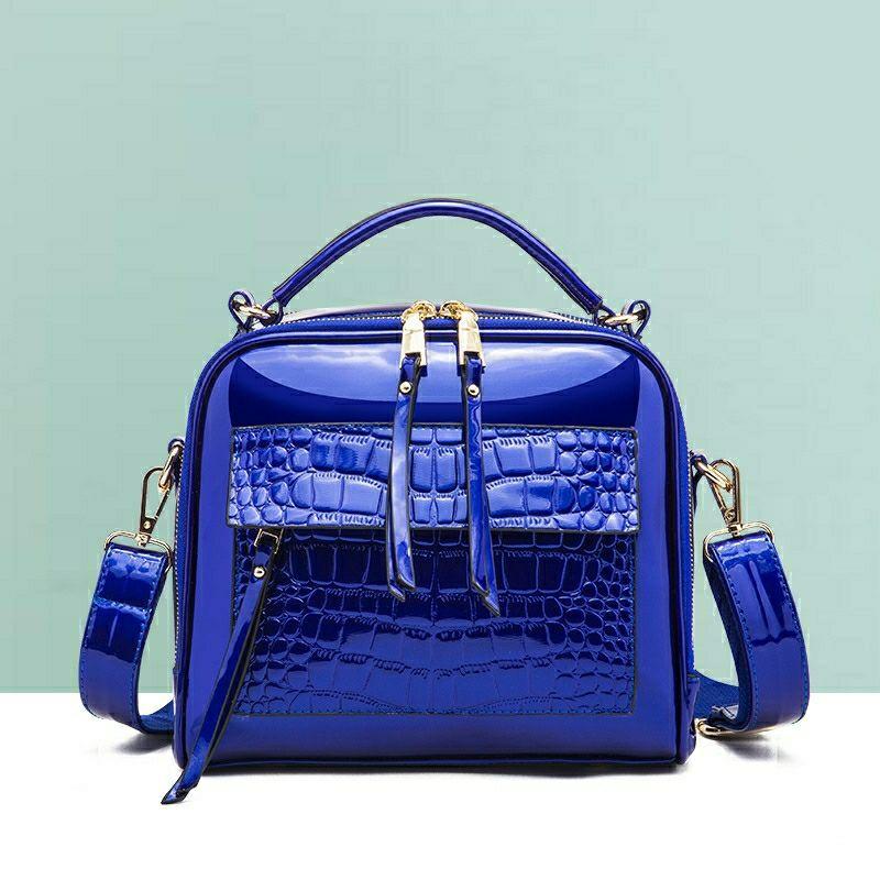 Women Leather Handbags Bag Women Crocodile Tote Female Crossbody Shoulder Bags Brand Women's