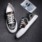 Chinese style canvas shoes for men Board shoes Men's trendy graffiti personality casual shoes
