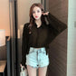 Short Sunscreen Shirt  Blouse Rope Waist Strap Loose Wear Summer Thin Top Women's Clothing  Female Coat Sun Protection Cardigan