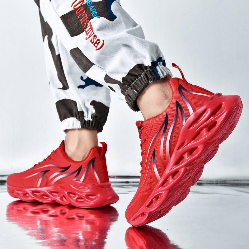 Men's Shoes Spring Casual Sports Shoes Men's Thick-soled All-match Casual Breathable Running Shoes