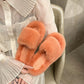 Fashionable Furry Cotton Slippers Ladies Slippers Keep Warm In Autumn and Winter Leisure Home Furnishing