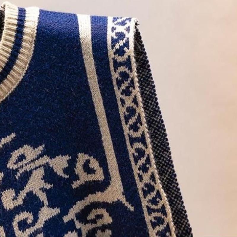 Women's Waistcoat Spring and Autumn Wear 2021 Knit Vest Waistcoat Korean Style Outer Sweater