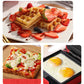 650W Timed Sandwich Maker Multifunctional Breakfast Machine Waffle Maker Bread Maker Kitchen Supplies