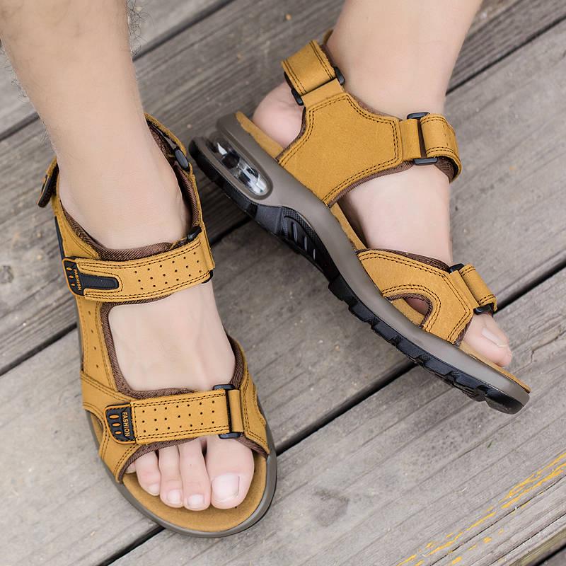 Men's Shoes Summer Men Sandals Fashion Youth Casual Beach Convenient Breathable Cushioning Shoes