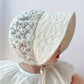 Summer Baby Hollow Out Flower Lace Sun Hat Spring and Autumn Breathable Sun Protective Hat Infant Baby Princess Hat Newborn Sun Hat 1-12M
