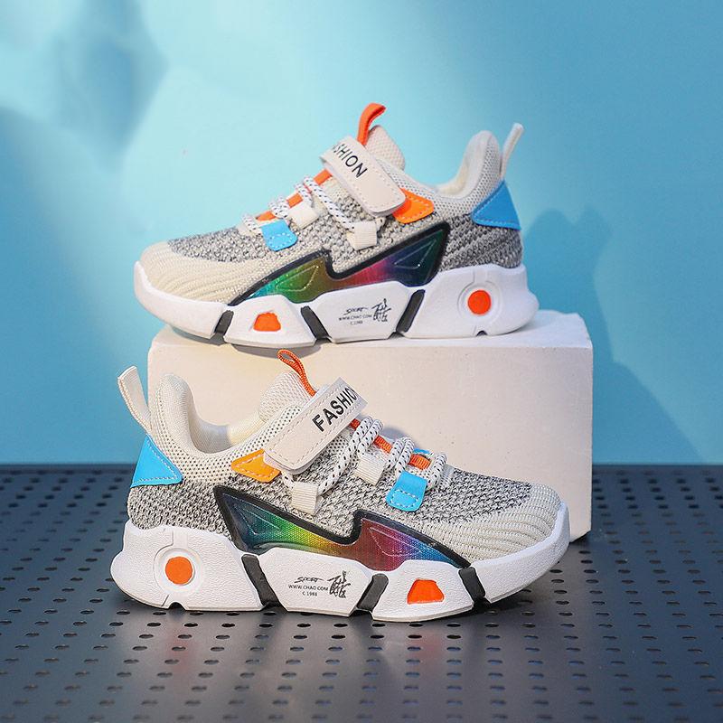 Spring Children's Sports Shoes Boys Breathable Net Shoes School Girls Shoes Sneakers