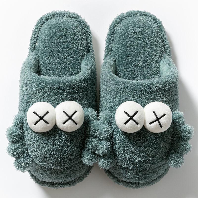 Indoor Cotton Slippers Non-slip Flat Shoes A Must-have for Home and Leisure In Autumn and Winter