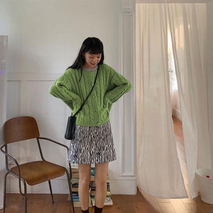 Women's Autumn Knitted Cardigan Jacket Women Sweater Early Autumn Women's Autumn Sweater Women