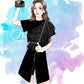 Summer Plus Size Short Set Women Irregular T-shirt Shorts Two-piece Suit