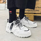 Fashion Daddy Shoes Men Height Increasing Breathable Shoes Casual Thick Sneakers for Male 39-44