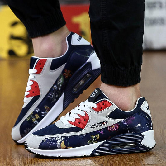 Fashion Men Shock Absorption Running Shoes Outdoor Sports Shoes Men 'S Fitness Sneakers