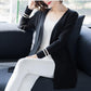 Spring and Autumn Knitted Cardigan Sweater Mid-length Loose Long-sleeved Jacket Fashion Thicker Women's Jacket