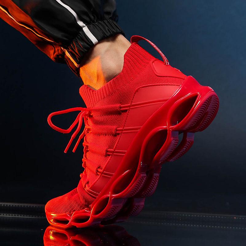 New Blade Shoes Fashion Sneaker Shoes for Men Comfortable Sports  Red Shoes Jogging Casual Shoes