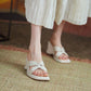High-heeled Slippers Women's Summer Korean Version of All-match Comfortable Wedge Sandals Flip-flops Increased Sandals