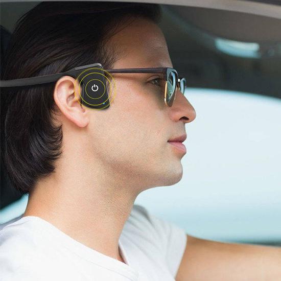 Bluetooth 5.0 Wireless Headphones Bone Conduction Earphone Outdoor Headset with Mic Handfree Headset