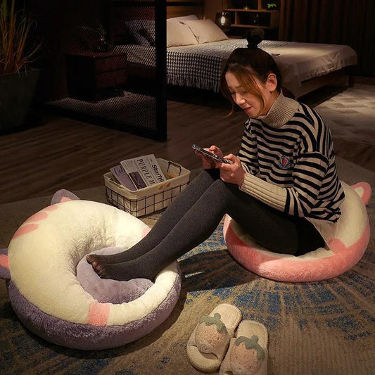 60*25*10cm Plush Cushion Emi-surround Pros and Cons Non-slip Tatami  Anti-static Healthy Relax Lounge Furniture Home Bedroom Living Room Balcony