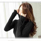 High-neck Women's Bottoming Shirt Autumn and Winter High-quality Core-spun Yarn Sweater Trendy Fashion Knit Sweater Sexy Slim Women's Top